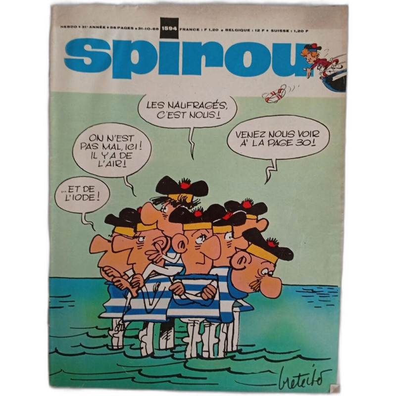 Spirou N. 1594 - Octobre 1968