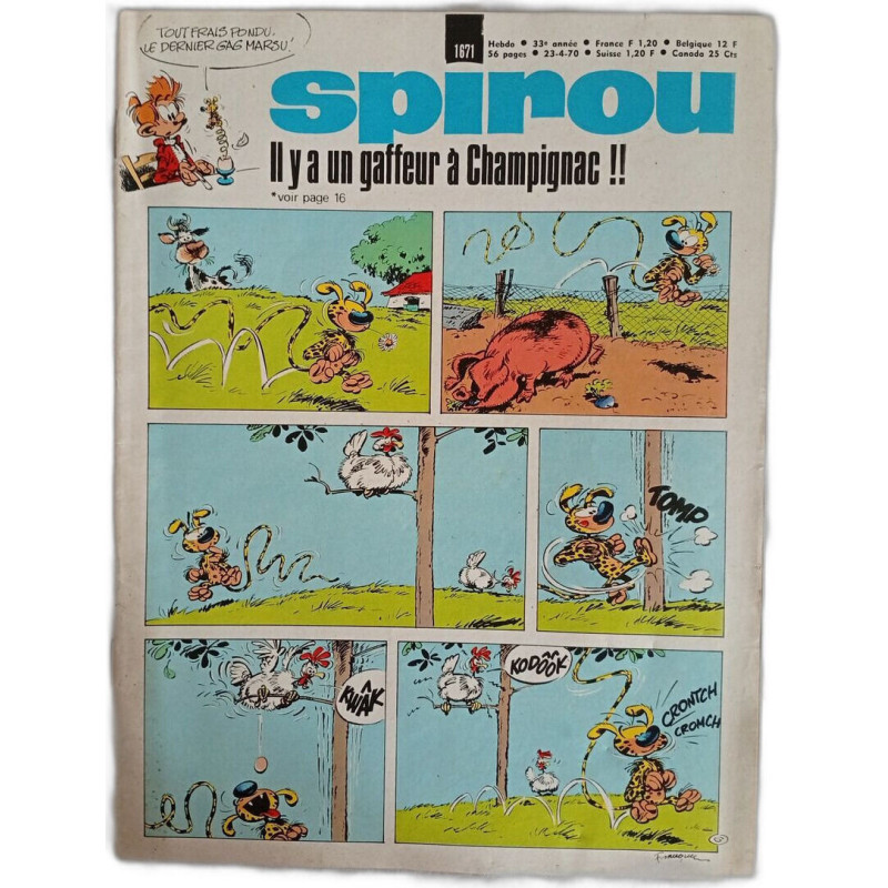 Spirou N. 1671 - Avril 1970
