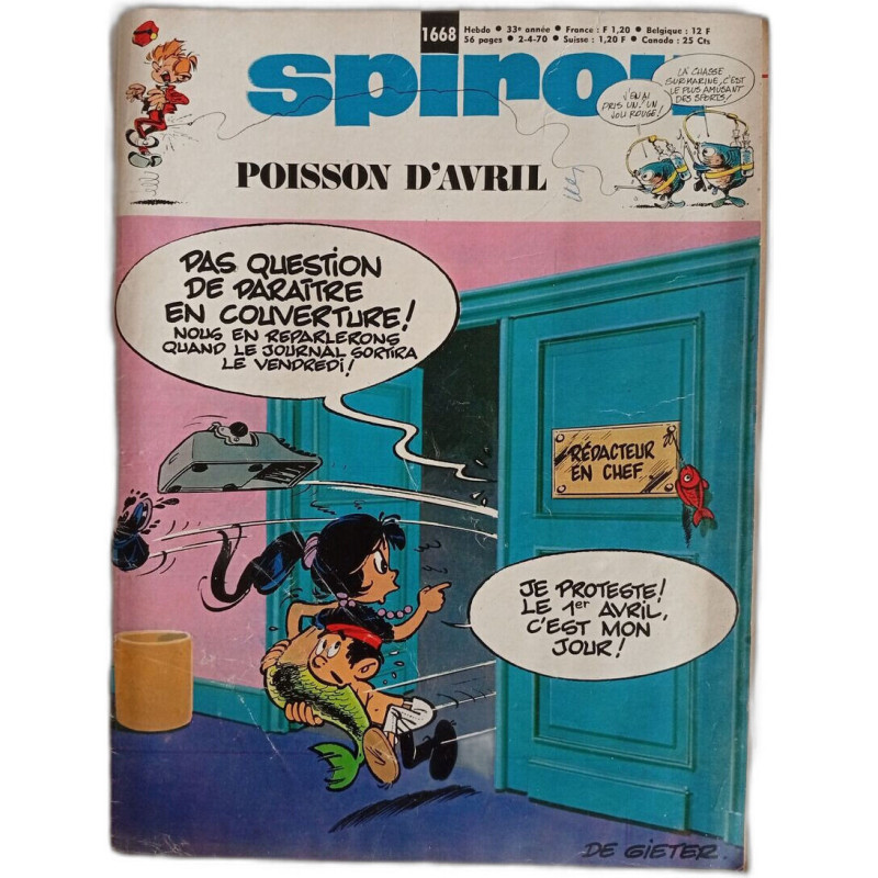 Spirou N. 1668 - Avril 1970