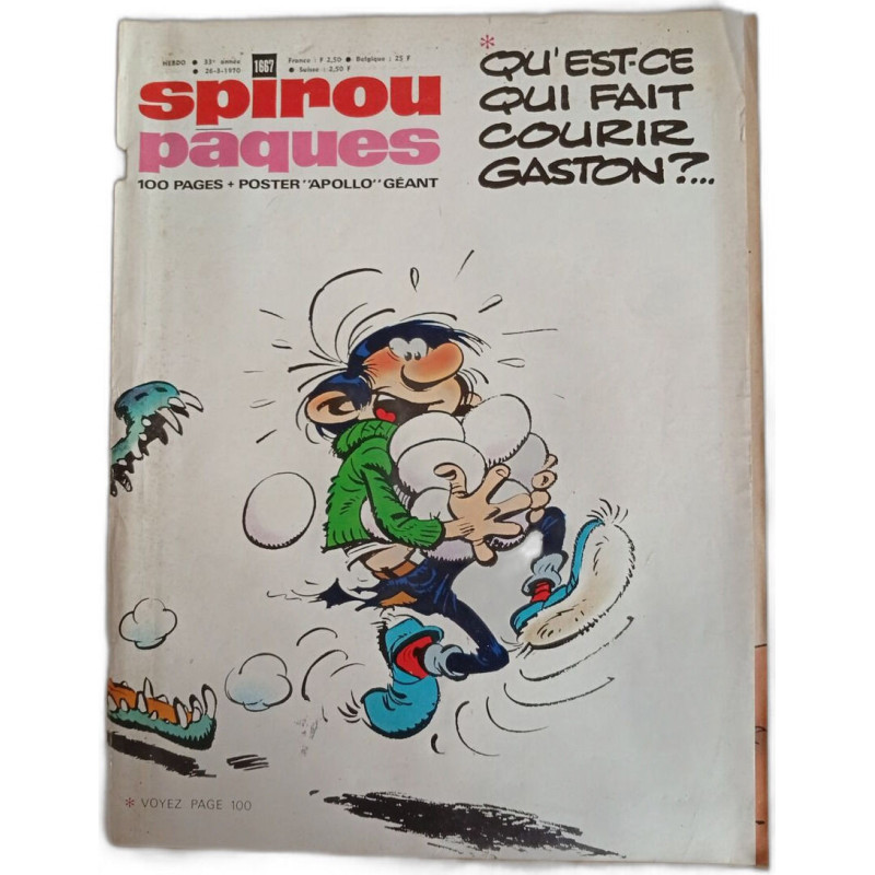 Spirou Pâques N. 1667 - Mars 1970