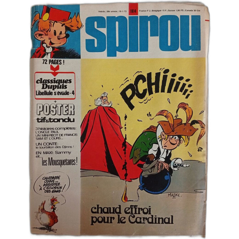 Spirou N. 1814 - Janvier 1973