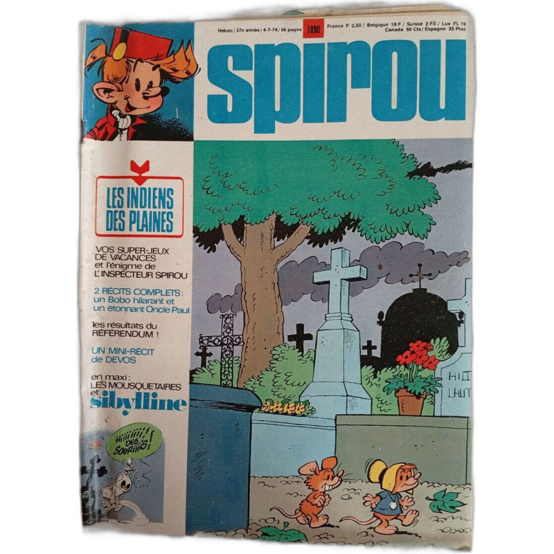 Spirou N 1890 - Juillet 1974