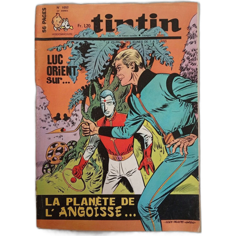 Tintin N. 1052 – “Luc Orient – La planète de l'angoisse”