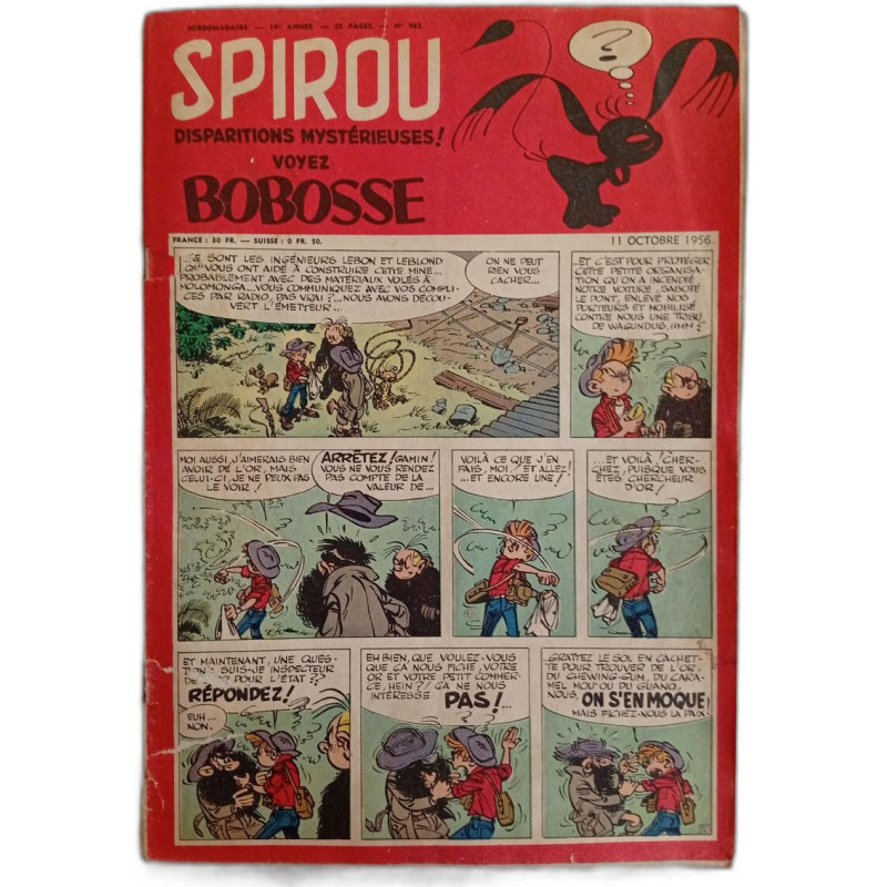 Spirou N. 965 - Octobre 1956