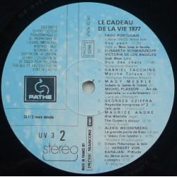 Le Cadeau De La Vie 1977