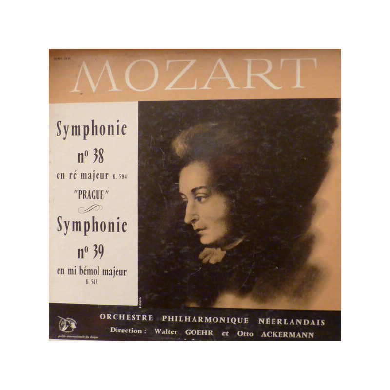 Symphonie N°38 En Ré Majeur K. 504 "Prague" - Symphonie N°39 En Mi...