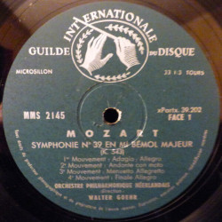 Symphonie N°38 En Ré Majeur K. 504 "Prague" - Symphonie N°39 En Mi...
