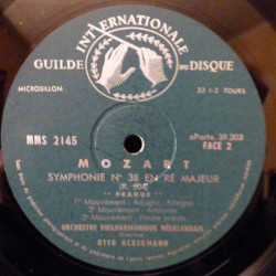 Symphonie N°38 En Ré Majeur K. 504 "Prague" - Symphonie N°39 En Mi...