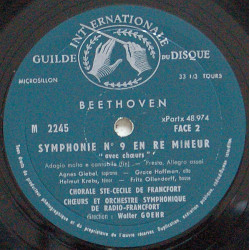 Symphonie N° 9 En Ré Mineur Avec Chœurs