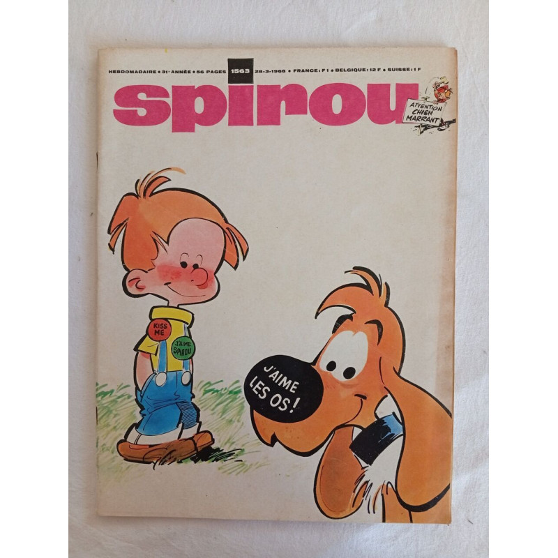 Spirou N. 1563 - Mars 1968
