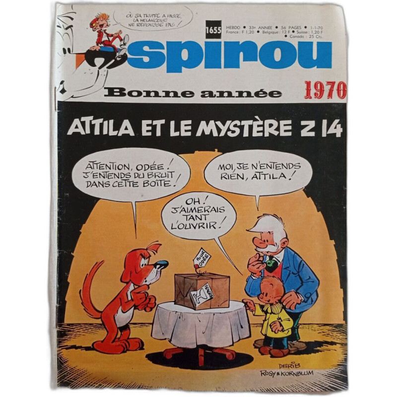 Spirou N. 1655 - Janvier 1970
