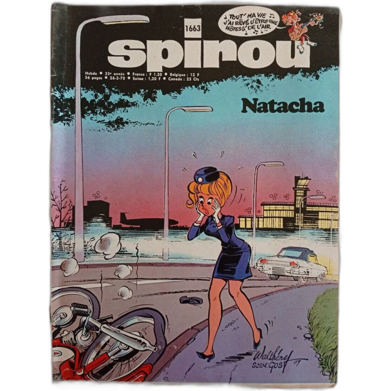 Spirou Natacha N. 1663 - Fevrier 1970