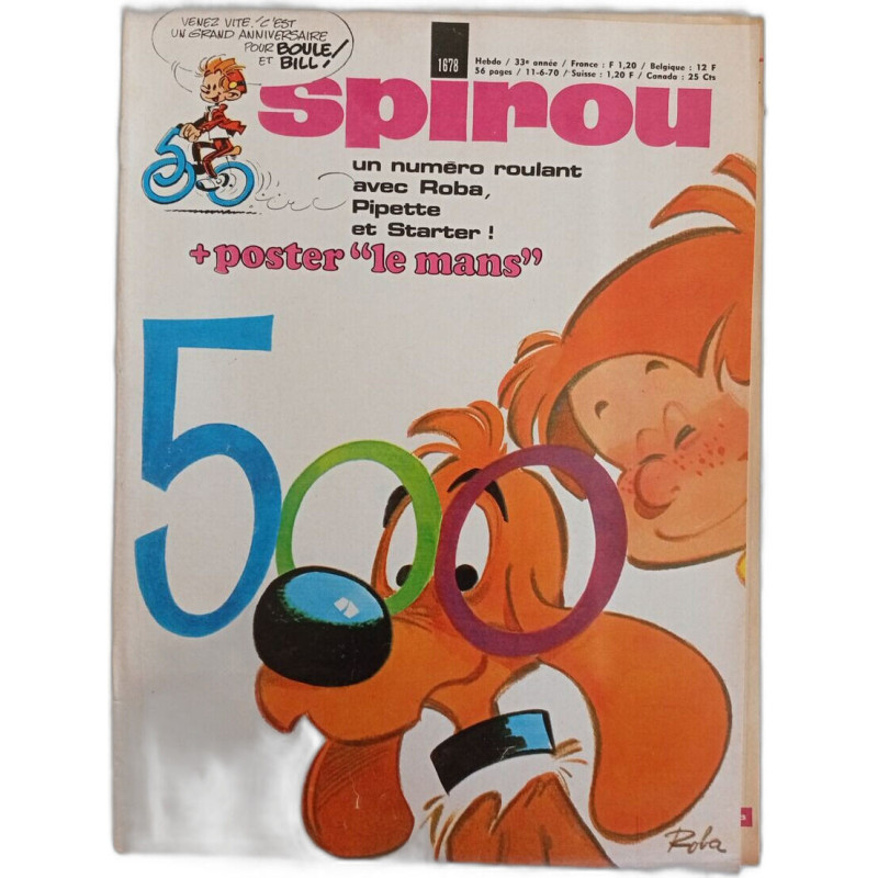 Spirou N. 1678 - Juin 1970