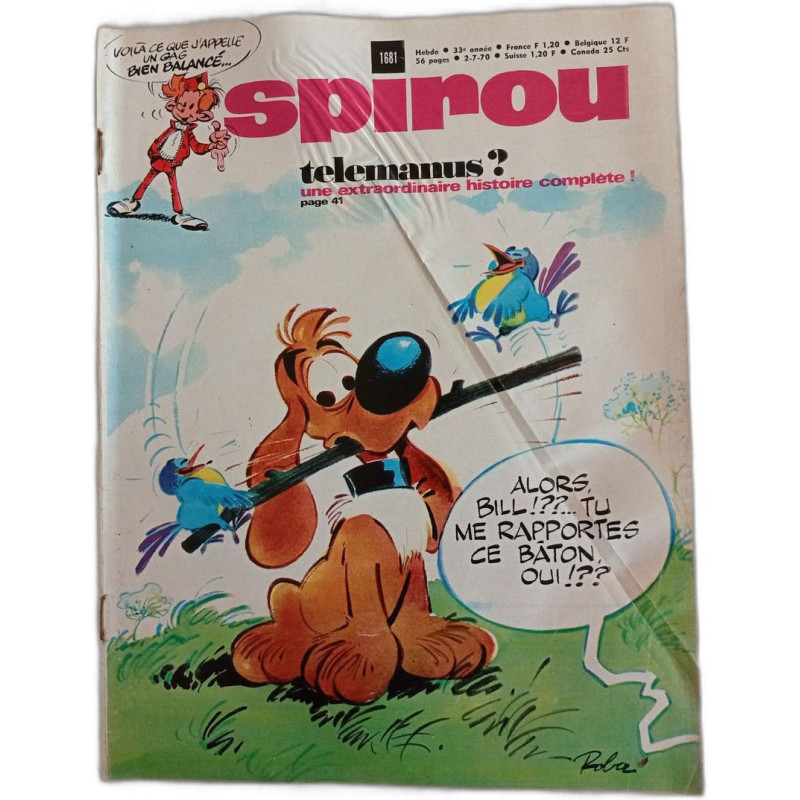 Spirou N. 1681 - Juillete 1970