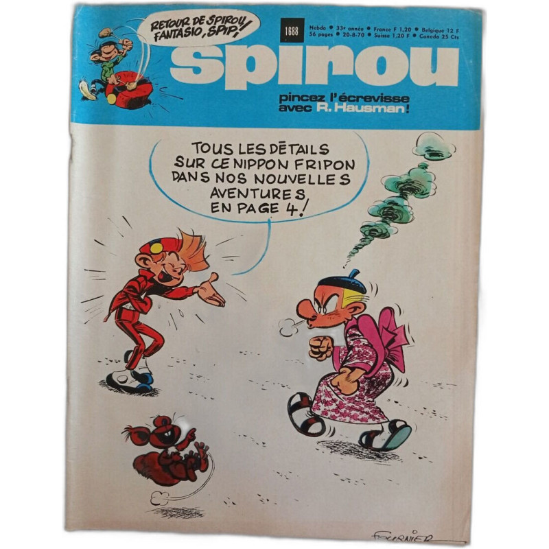 Spirou N. 1688 - Aout 1970
