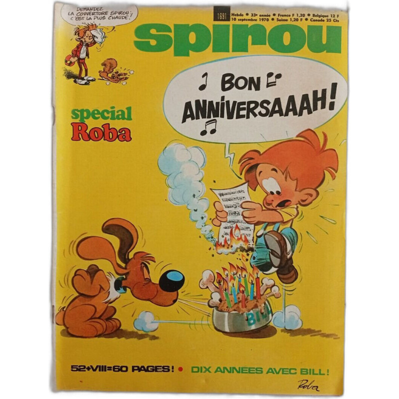 Spirou N. 1691 - Septembre 1970