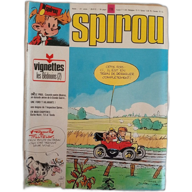 Spirou N. 1798 - Septembre 1972