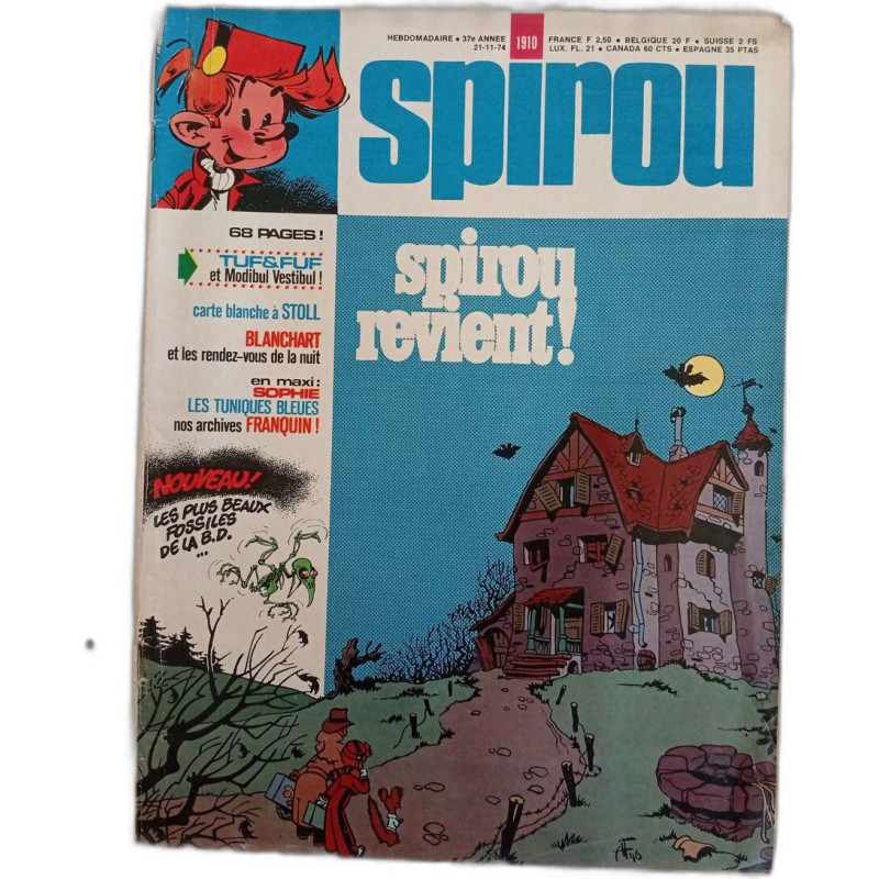 Spirou N. 1910 - Novembre 1974