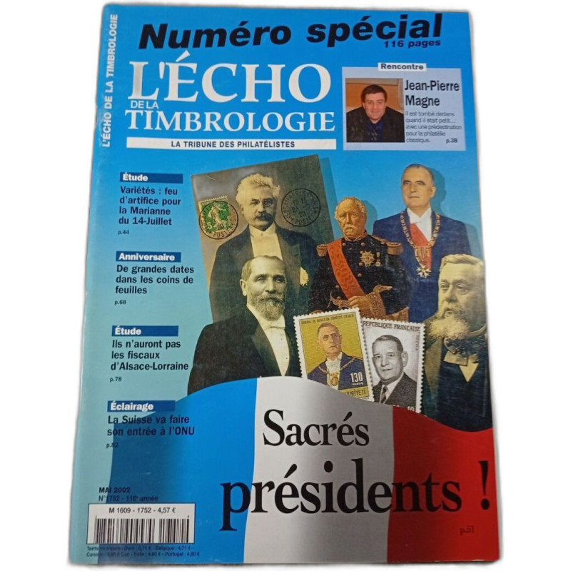 L'écho de la timbrologie n°1752