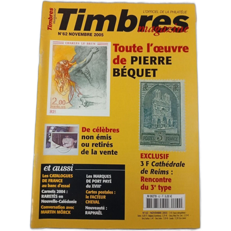 Timbres magazine n°62
