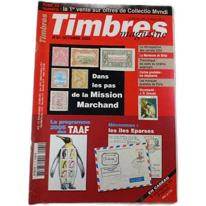 Timbres magazine n°61
