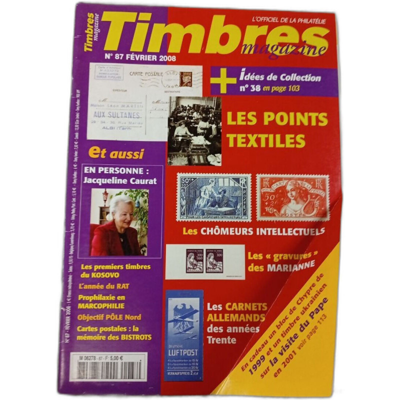 Timbres magazine n°87