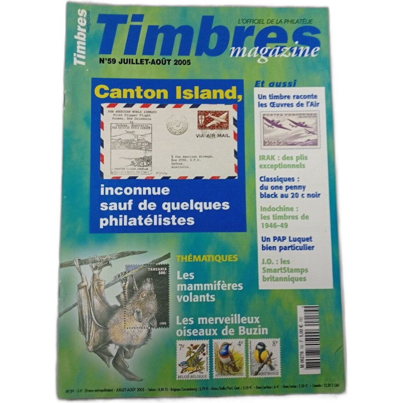 Timbres magazine n°59