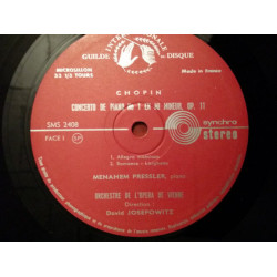 Concerto No 1 En Mi Mineur - Andante Spianato Et Grande Polonaise...