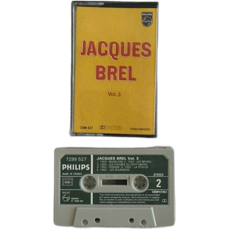 K7 Audio : Jacques Brel Vol. 3