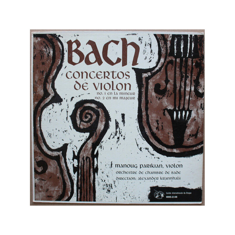 Concertos de Violon N°1 En La Mineur et N°2 En Mi Majeur