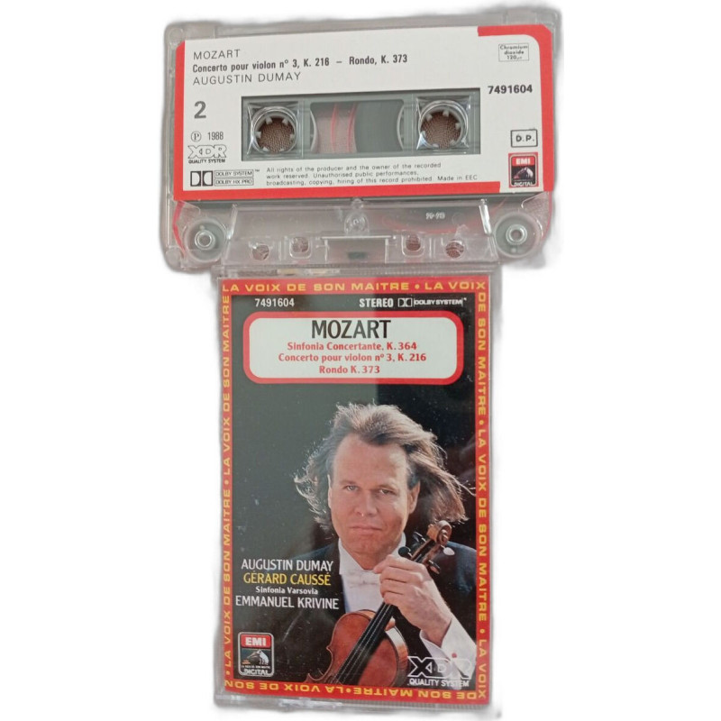 K7 Audio -Concerto pour violon n° 3 K. 216 - Rondo K. 373