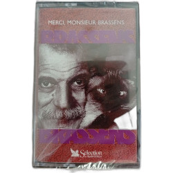 K7 Audio -Merci Monsieur Brassens (neuf sous blister)
