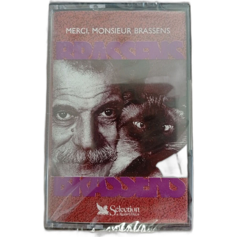 K7 Audio -Merci Monsieur Brassens (neuf sous blister)