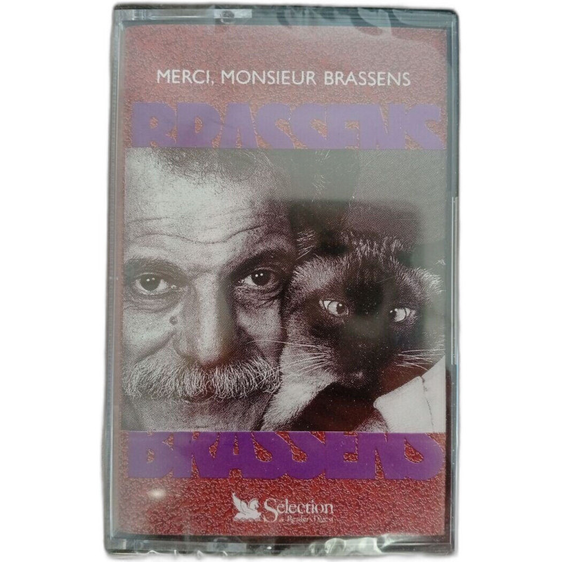 K7 Audio -Merci Monsieur Brassens (neuf sous blister)