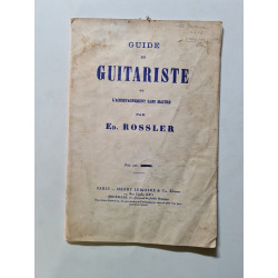 Guide du guitariste ou l'accompagnement sans maître