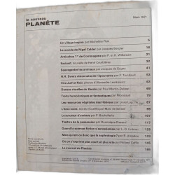 Le nouveau Planète N.21 - Mars 1971