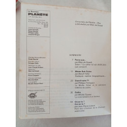 Planète Plus Bob Dylan Avril–Mai 1971