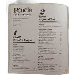 Pénéla et sa maison N.58 - Septembre 1972