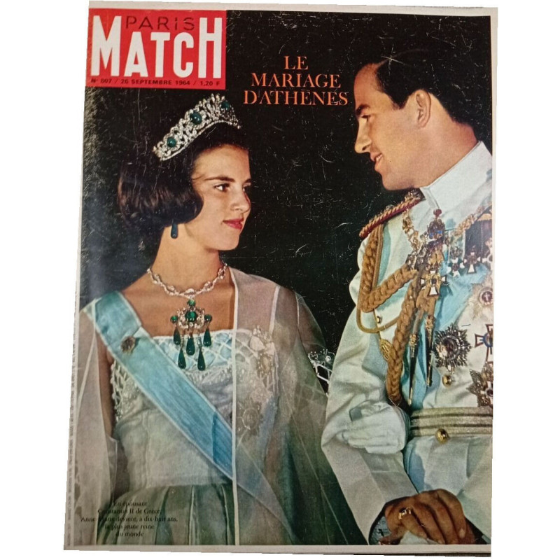 Paris Match n°807 - Le mariage d'Athènes