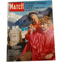 Paris Match n°551 La tragique expédition de Claude Kogan en...