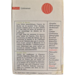 Lecture de Brecht