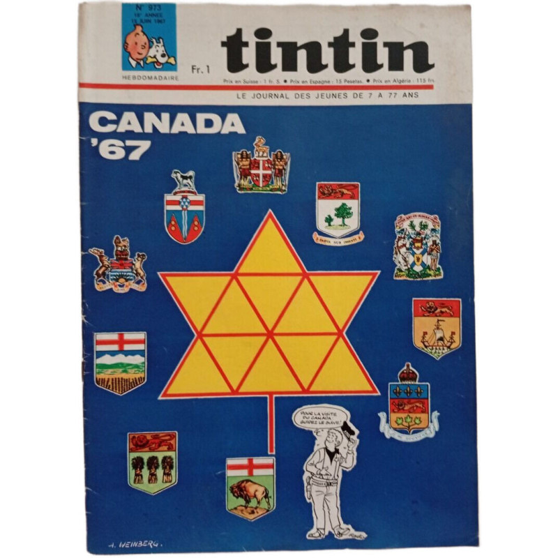 Tintin N.973 - Juin 1967