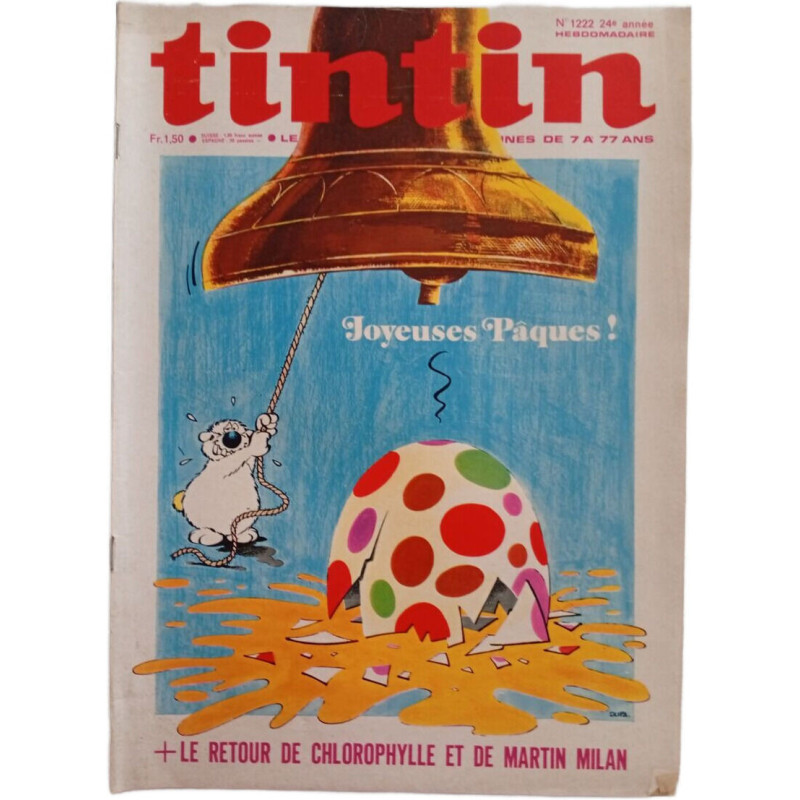 Tintin N.1222 – “Joyeuses Pâques”