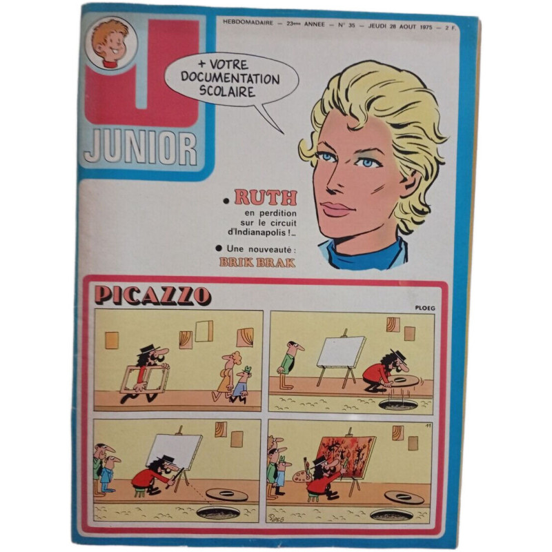 Tintin Junior N.35 - Aout 1975