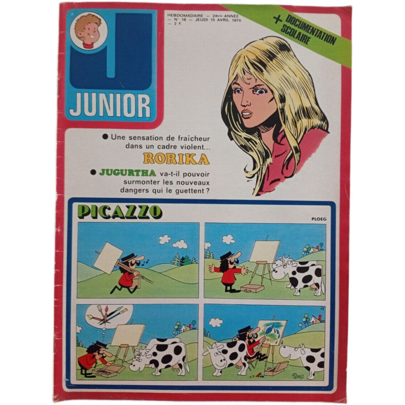 Tintin Junior N.16 - Avril 1976