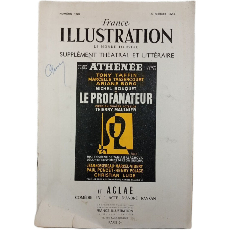France Illustration n°100 La Jeune Veuve