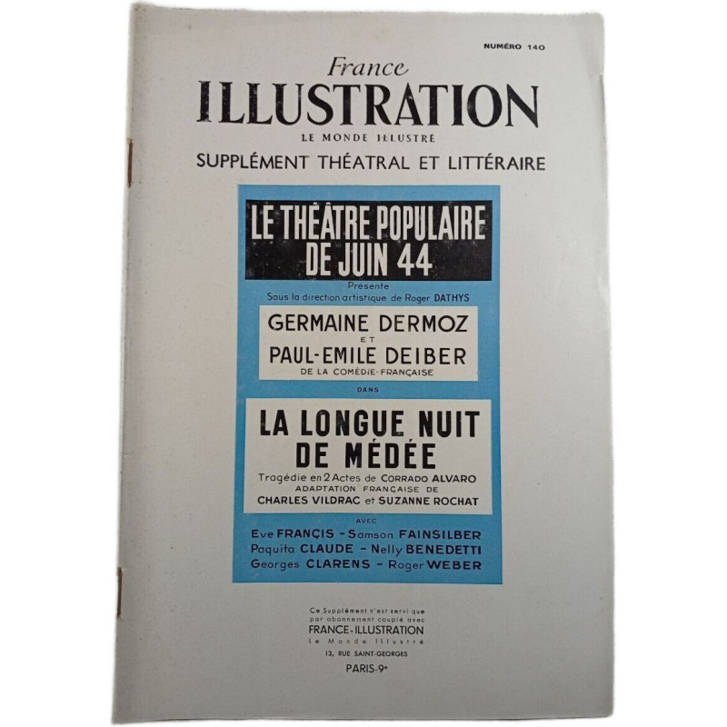 France Illustration n°140 - Le Monde Illustré - Supplément...