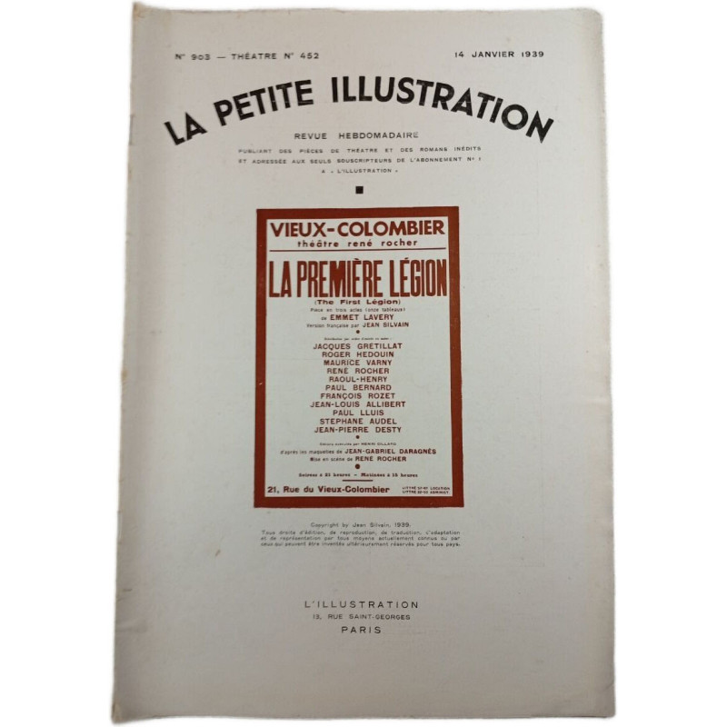 La Petite Illustration n°903 La Première Légion