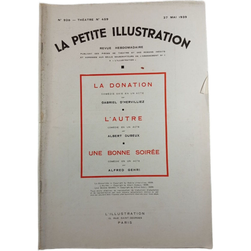 La Petite Illustration n°920