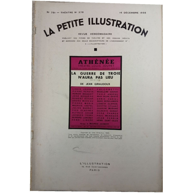 La petite illustration n°751